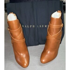 Ralph Lauren Collection Purple Label Kourtney Bo-Bte Ankle Boots Sz7 NIB